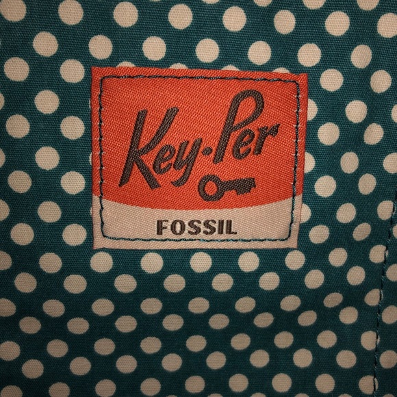 Fossil Key-Per Envelope Cross Body bag purse - Picture 9 of 13